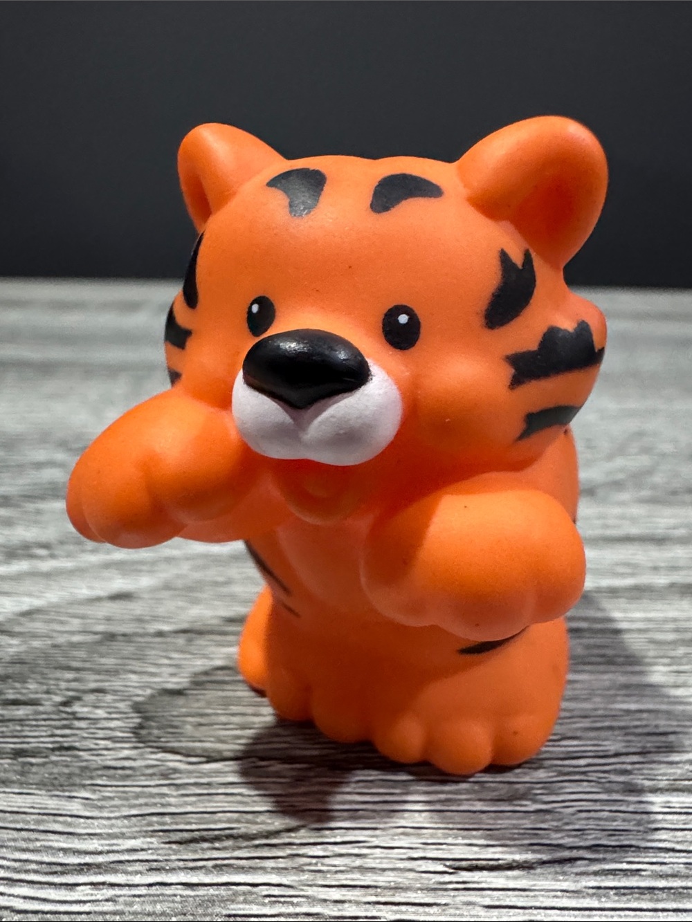 Fisher-Price | Little People: Standing Tiger (2001) - Vintage Toy Figure